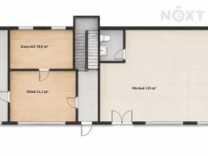 Pronájem obchodního prostoru, Plasy, Pod Nádražím, 190 m2