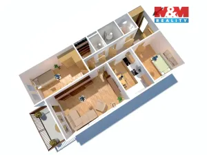 Prodej bytu 3+1, Žitovlice, 67 m2