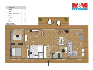 Prodej, Praha - Holešovice, Sanderova, 82 m2