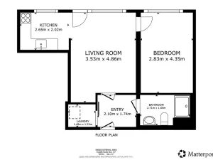 Pronájem bytu 2+kk, Praha - Kamýk, Hodkovická, 47 m2
