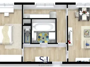 Pronájem bytu 2+1, Česká Lípa, Bendlova, 49 m2