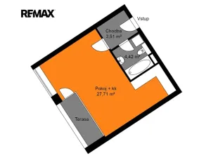 Pronájem bytu 1+kk, Kolín, 5. května, 42 m2