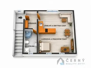 Prodej bytu 1+kk, Liberec, U Sadu, 29 m2