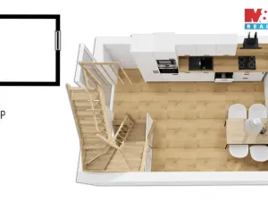 Pronájem bytu 2+kk, Mladé Buky, 48 m2