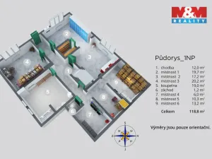 Prodej obchodního prostoru, Ústí nad Labem - Neštěmice, Veslařská, 240 m2