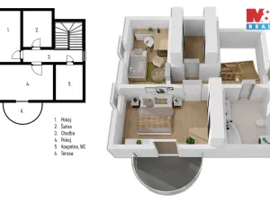 Prodej rodinného domu, Bobnice, Za Školou, 105 m2