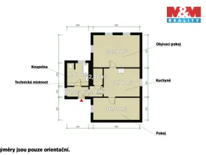 Prodej rodinného domu, Nekvasovy, 70 m2