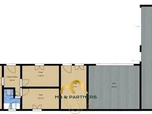 Prodej chalupy, Veliny, 72 m2
