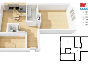 Prodej bytu 2+1, Trutnov - Horní Předměstí, Komenského, 69 m2