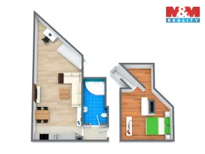 Prodej bytu 2+kk, Plzeň - Jižní Předměstí, Klatovská třída, 66 m2