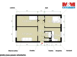 Prodej bytu 3+1, Tachov, Školní, 62 m2