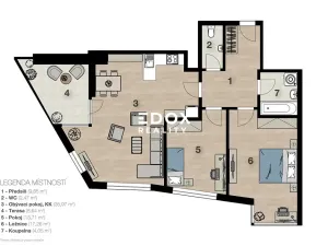 Prodej bytu 3+kk, Praha - Krč, Antala Staška, 82 m2