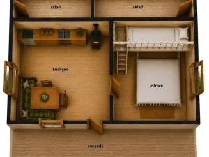 Prodej chaty, Bdeněves, 40 m2