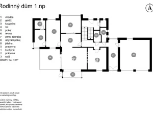 Prodej rodinného domu, Hřebeč, Jižní, 256 m2