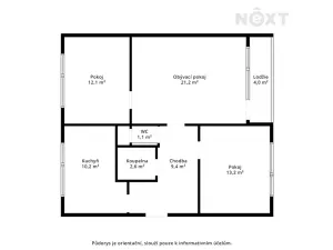 Prodej bytu 3+1, Česká Lípa, Dlouhá, 70 m2