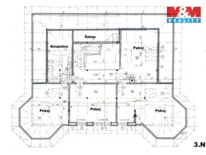 Pronájem rodinného domu, Říčany - Radošovice, Mozartova, 395 m2