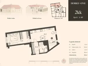 Prodej bytu 2+kk, Praha - Nusle, V Horkách, 55 m2