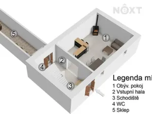 Prodej rodinného domu, Šakvice, Sklepní, 130 m2