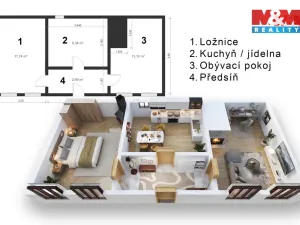 Prodej rodinného domu, Netolice, Pod Jánem, 34 m2