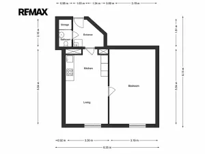 Pronájem bytu 2+kk, Praha - Žižkov, Jagellonská, 45 m2