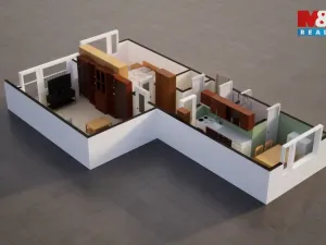 Prodej bytu 2+1, Jílové, Oblouková, 58 m2