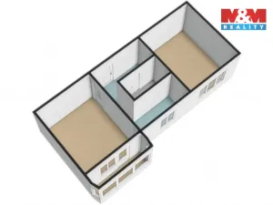 Prodej bytu 2+1, Karviná - Mizerov, Majakovského, 56 m2
