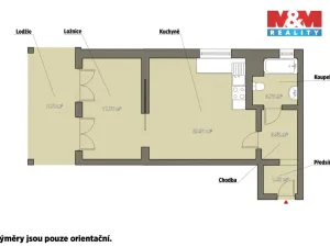 Pronájem bytu 2+kk, Plzeň - Bolevec, Žlutická, 48 m2