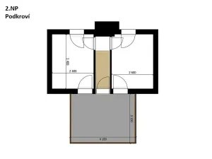 Prodej chaty, Mníšek pod Brdy, 81 m2