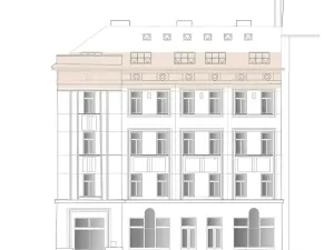 Pronájem bytu 2+kk, Praha - Žižkov, Jeronýmova, 68 m2