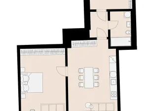 Pronájem bytu 2+kk, Praha - Žižkov, Jeronýmova, 68 m2