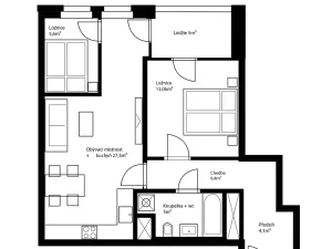 Prodej bytu 3+kk, Praha - Smíchov, Nádražní, 68 m2