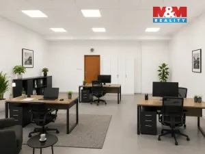 Pronájem kanceláře, Praha - Holešovice, U průhonu, 53 m2