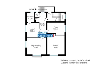Pronájem bytu 3+1, Horka nad Moravou, Nádražní, 90 m2