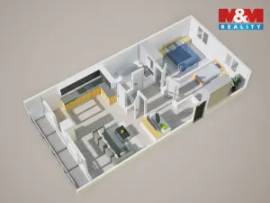 Prodej bytu 3+1, Krupka - Maršov, Dukelských hrdinů, 68 m2