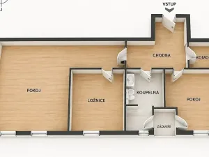 Prodej bytu 3+kk, Praha - Podolí, V rovinách, 80 m2