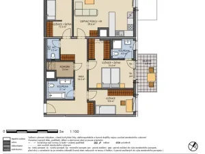Prodej bytu 4+kk, Praha, Nad Krocínkou, 107 m2