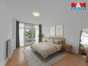 Pronájem bytu 2+kk, Pardubice - Zelené Předměstí, nábřeží Závodu míru, 48 m2