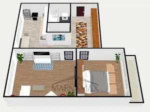 Prodej bytu 2+1, Kadaň, Bystřická, 59 m2