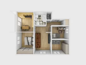 Dražba bytu 4+1, Zeleneč, Mstětická, 96 m2