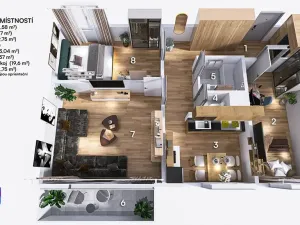 Prodej bytu 3+1, Brno, Spodní, 75 m2
