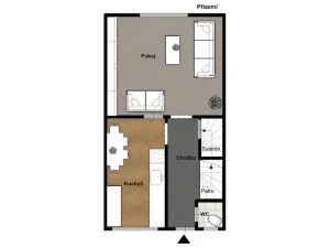 Prodej rodinného domu, Praha - Braník, Zelený pruh, 95 m2