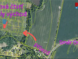 Prodej pozemku pro bydlení, Ostrov - Kfely, 1352 m2