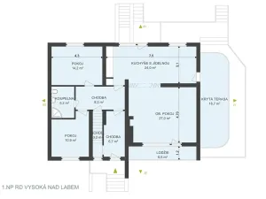 Prodej rodinného domu, Vysoká nad Labem, 280 m2
