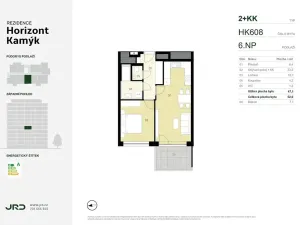Prodej bytu 2+kk, Praha - Kamýk, Smotlachova, 47 m2