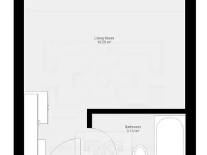 Pronájem bytu 1+kk, Praha - Kobylisy, Náhorní, 19 m2