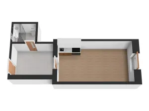 Pronájem bytu 1+kk, Praha - Libeň, Prosecká, 30 m2