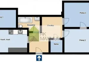Pronájem bytu 3+1, Praha - Žižkov, Ondříčkova, 100 m2