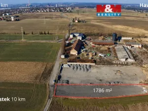 Pronájem komerčního pozemku, Vratimov, Na Příčnici, 1786 m2