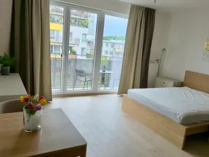Pronájem bytu 1+kk, Praha - Vysočany, Gerstelova, 36 m2