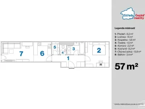 Prodej bytu 2+kk, Praha - Chodov, Divišovská, 53 m2